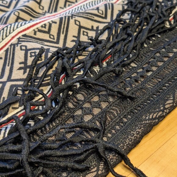 Byron Lars Beauty Mark Mixed-Media Pencil Skirt - Picture 6 of 12